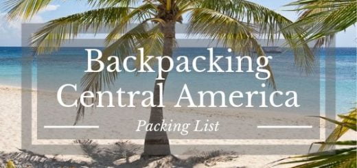 Backpacking Central America - Packing List