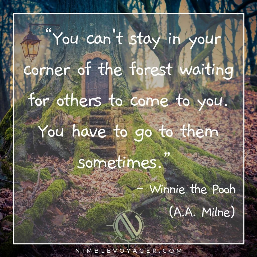 Family travel quote by Winnie the Pooh